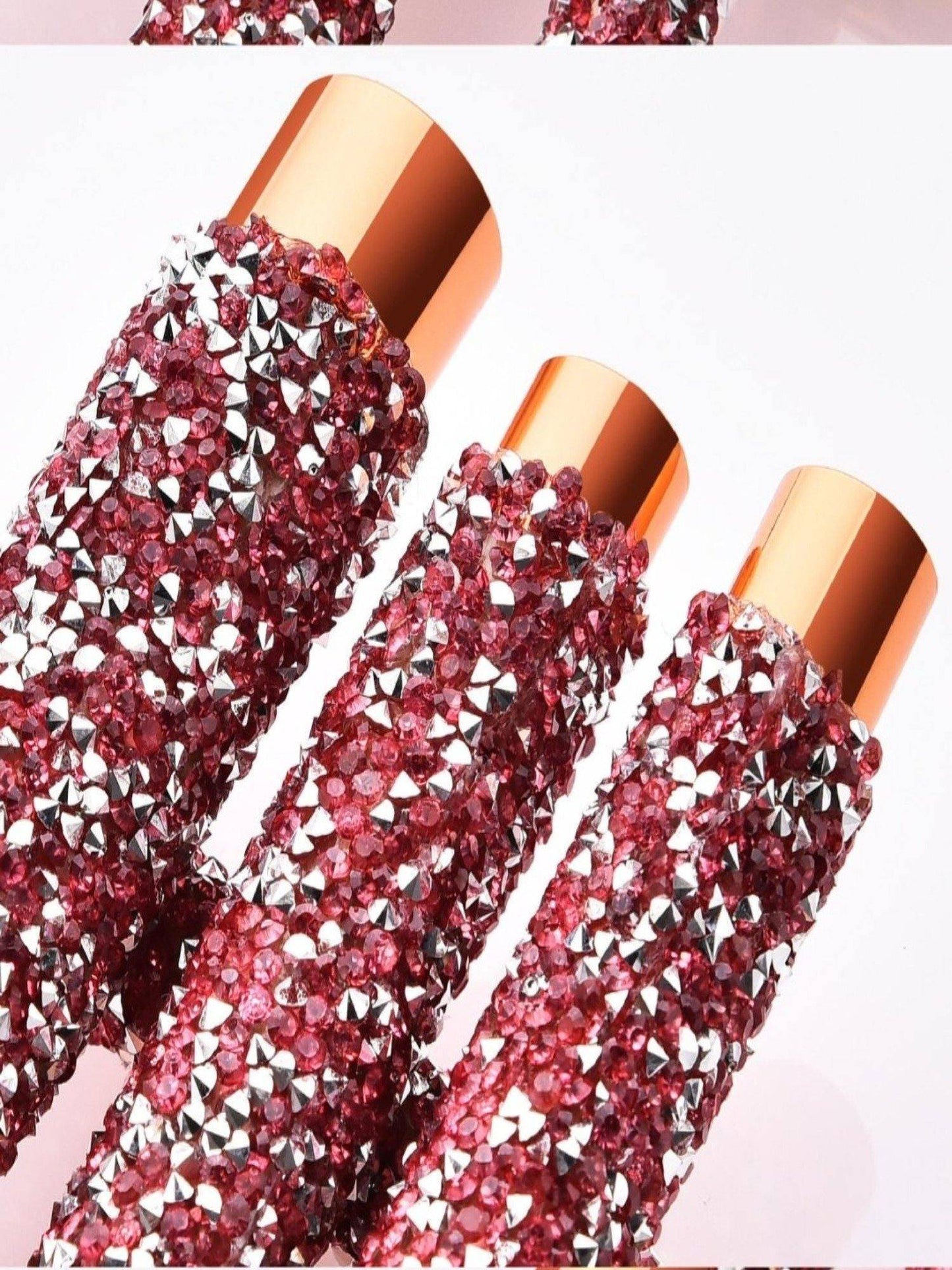 Panther Rhinestone 10 Pcs Makeup Brush Set - Panther®