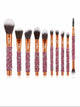 Panther Rhinestone 10 Pcs Makeup Brush Set - Panther®