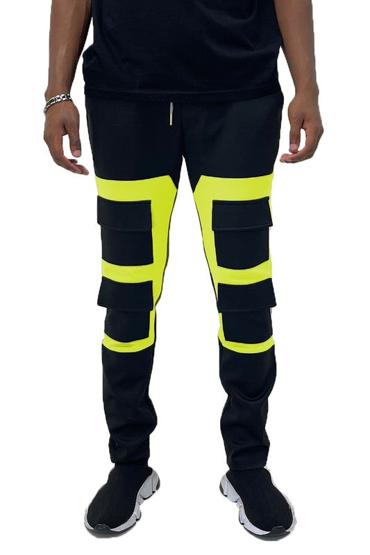 COLOR BLOCK CARGO TRACK PANT - Panther®