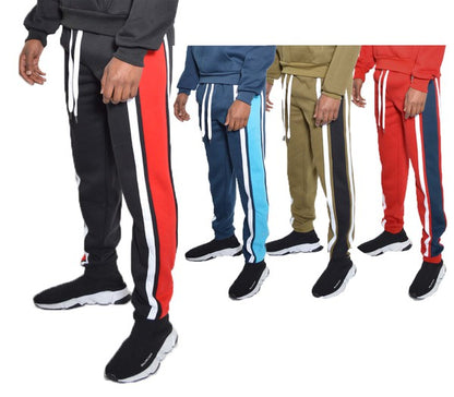 SOLID WITH THREE STRIPE PULLOVER HOODIE - Panther®