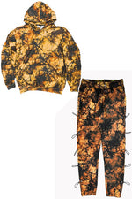 TYE DYE SLEEVE TOGGLE HOODIE AND SWEAT SET - Panther®