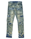 MULTI CARGO SLIM STRAIGHT DENIM - Panther®