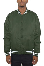 Weiv Polyester Solid Varsity Jacket - Panther®