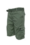 Weiv Mens Belted Cargo Shorts with Belt - Panther®