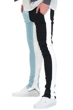 TWO TONE COLOR BLOCK TRACK PANT JOGGER - Image #15
