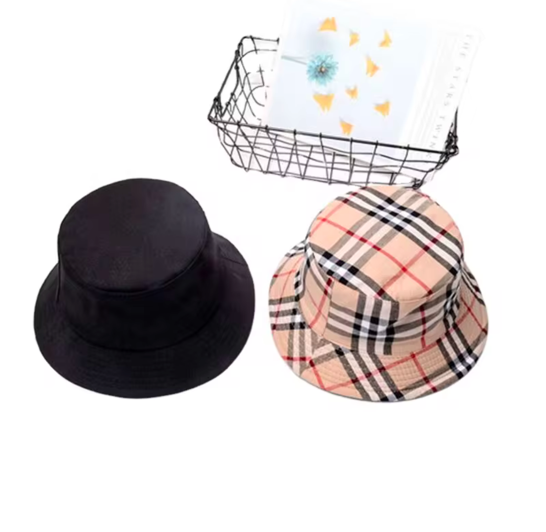 Sombreros a cuadros de mujer