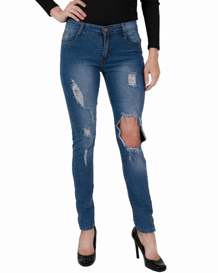 Usher Distressed Jeans - Panther®
