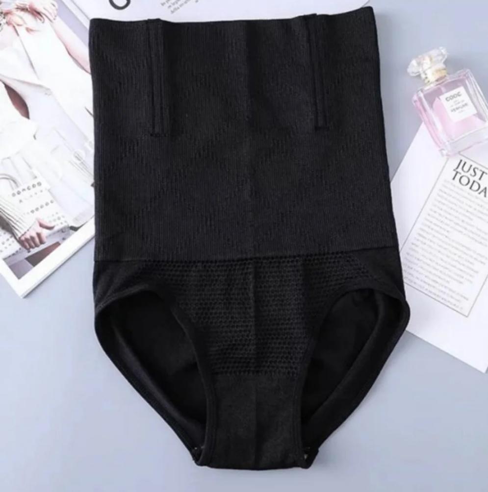 Curvy Body Shaping Control Top Panties with High Waist Design