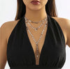 3pcs Vintage Simple Pentagram Handmade Chain Tassel Pendant Set Necklace - Panther®